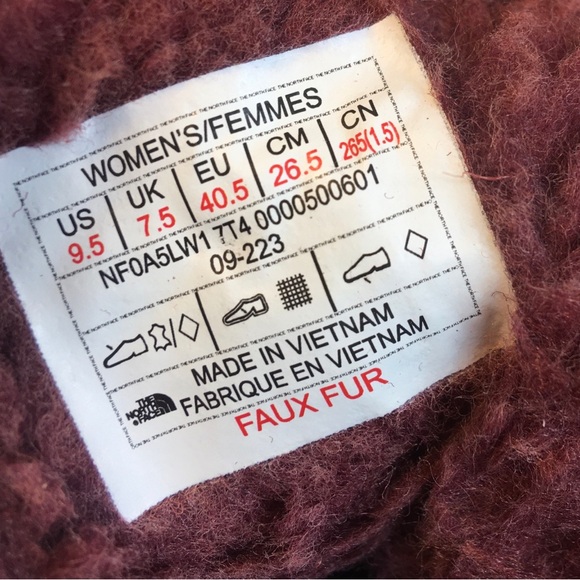 The North Face Chilkat V 400 Waterproof Boots Size 9.5 Deep Taupe Black - Picture 8 of 8